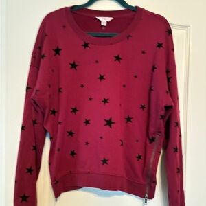 Sweatshirt Maroon Zip